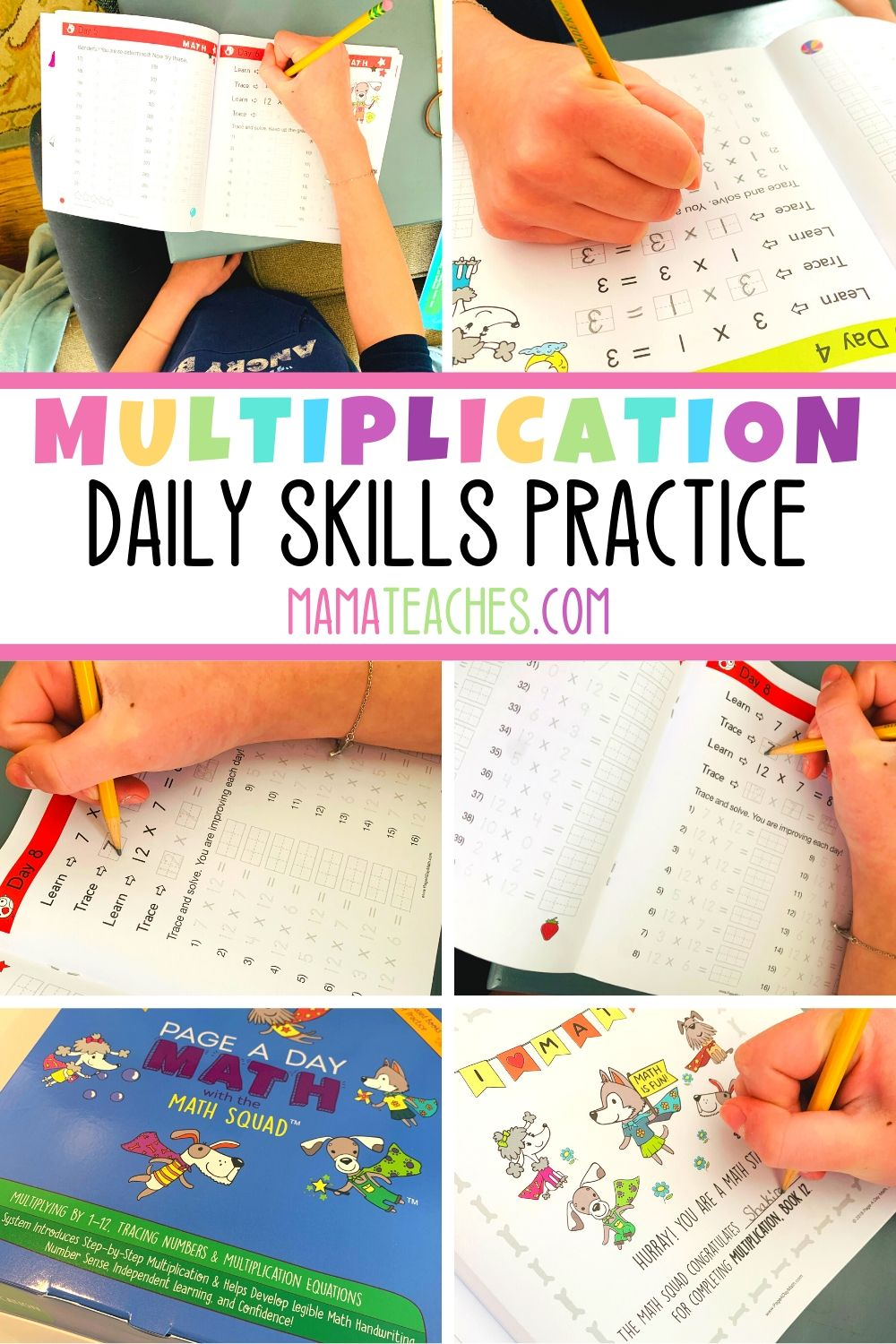 Daily Multiplication Worksheets To Practice Math Facts