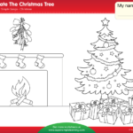 Decorate The Christmas Tree Worksheet   Color   Super Simple