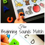 Easy And Free Beginning Letter Sound Match | Letter Sound