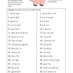 English Esl Silent Letters Worksheets   Most Downloaded (10