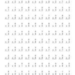 Excelent Grade Math Worksheets Printable Free Multiplication