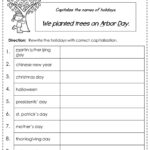 Free Capitalization Worksheet | Third Grade Grammar