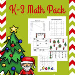 Free Christmas Math Pack For K 3 | Christmas Math, Holiday