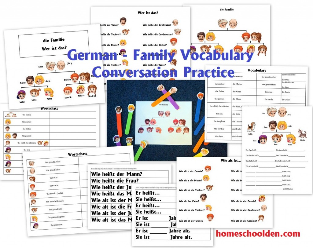 Free German Worksheets For Kids - Homeschool Den