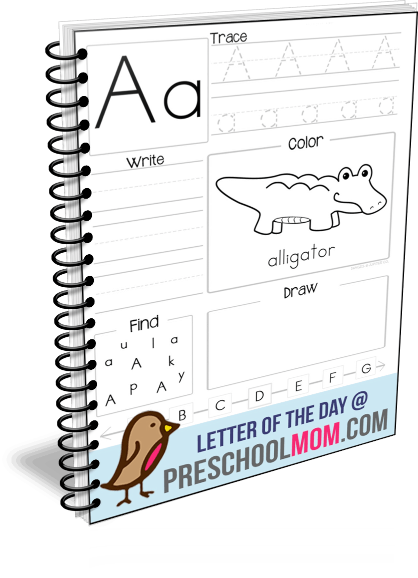 Free Letter Of The Day Worksheets In 2020 | Preschool