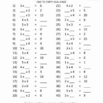 Free Multiplication Worksheets For Grade 3 | Printable Math