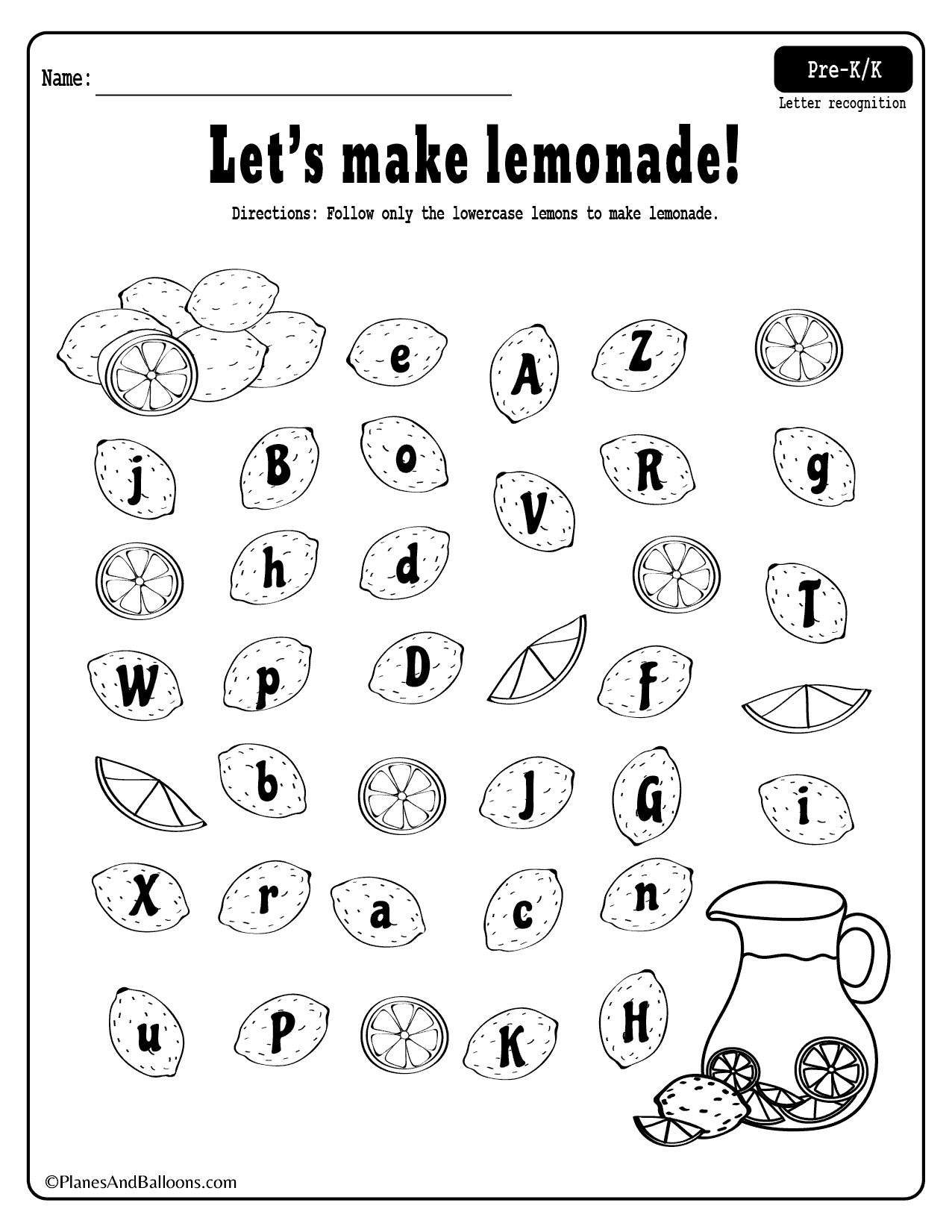 Free Printable Letter Recognition Activities For Classroom