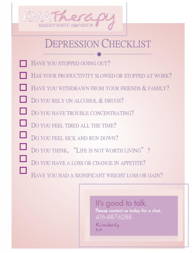 Free Worksheets To Help You Manage Your Anxiety, Depression