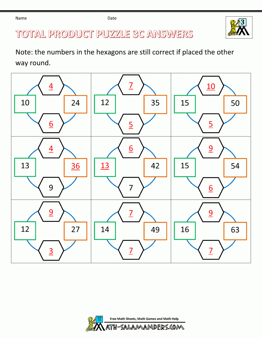 Fun Multiplication Worksheets To 10X10