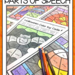 Halloween Coloring Pages Parts Of Speech Colornumber