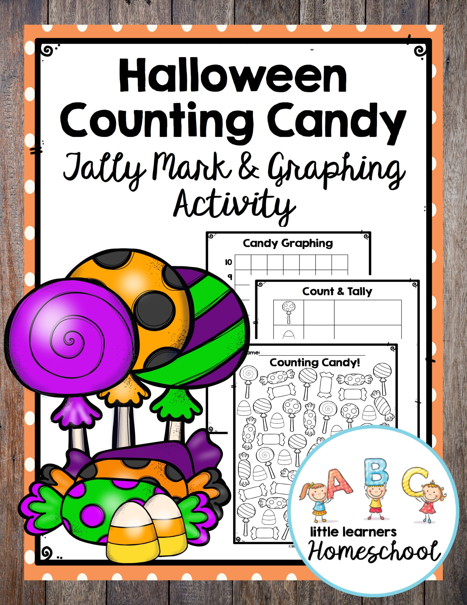 Halloween Counting Candy Tally Mark &amp;amp; Graphing Activity