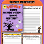 Halloween Themed Creative Writing Prompts Worksheets