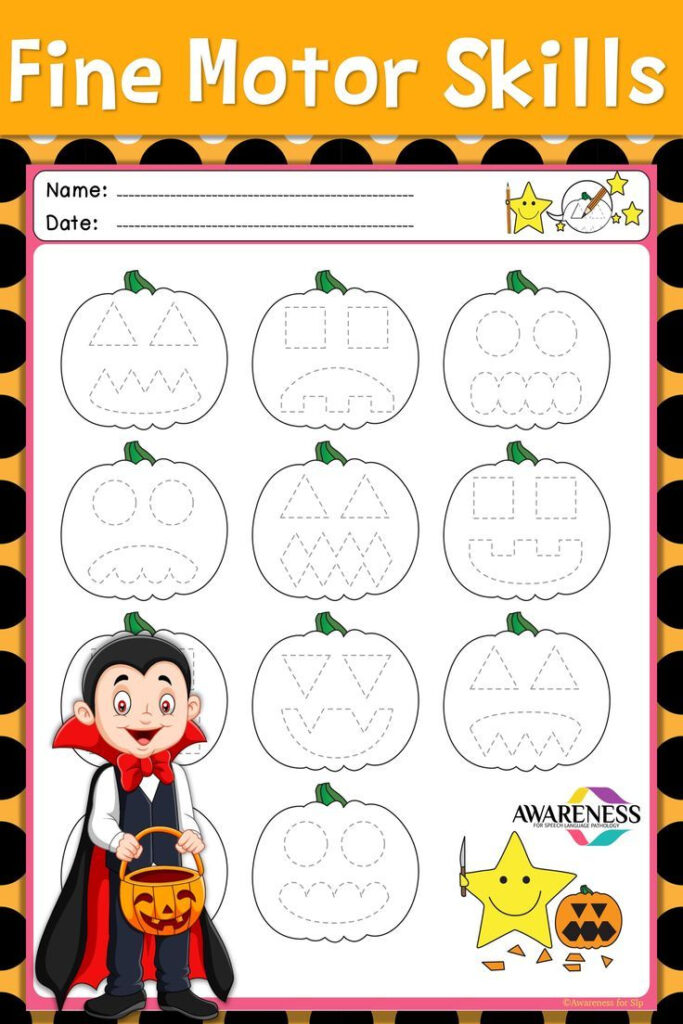 Halloween Tracing Worksheets   No Prep To Help Your Kiddos