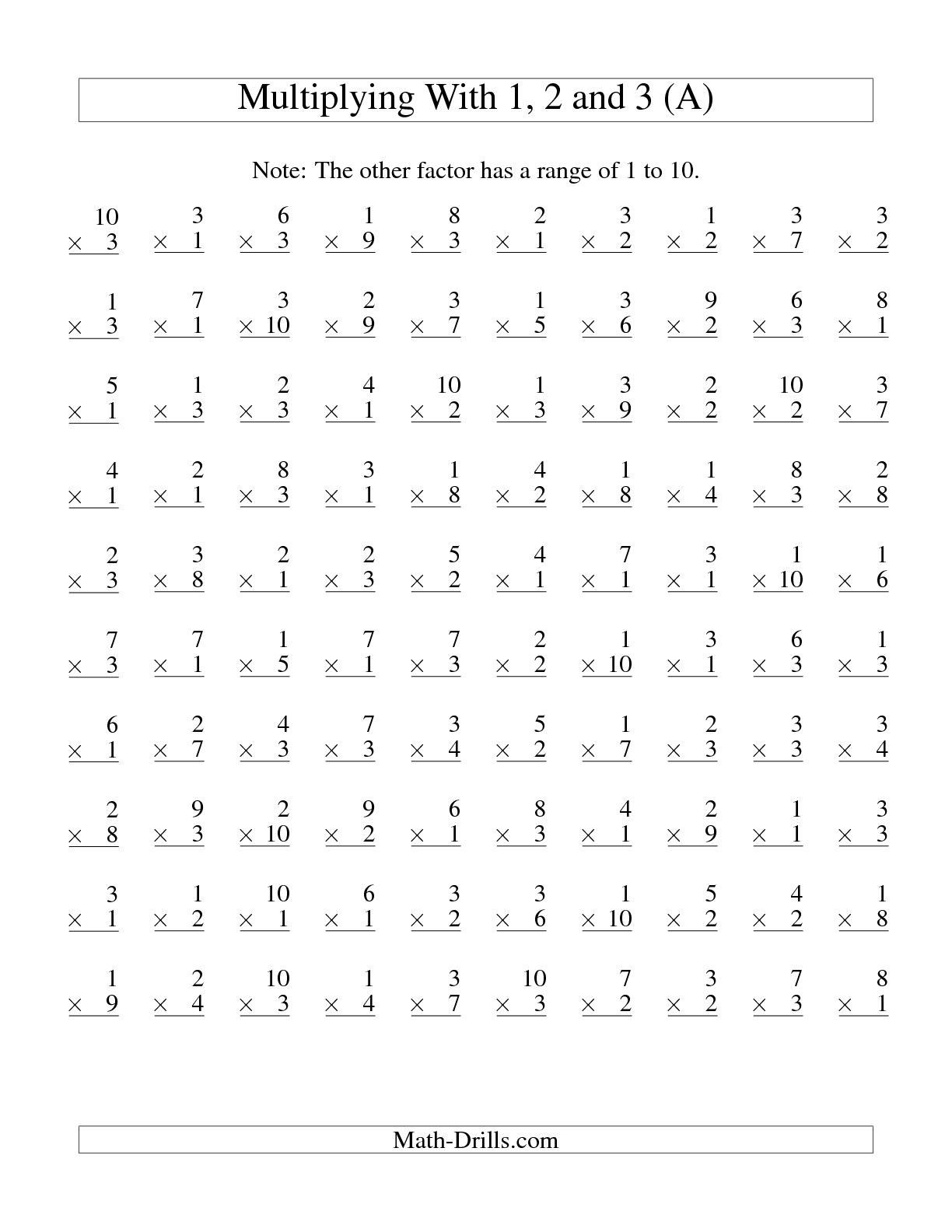 Image Result For 0-4 X Tables Worksheet | Math
