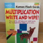 Kumon Flash Cards   Multiplication Write And Wipe, Books