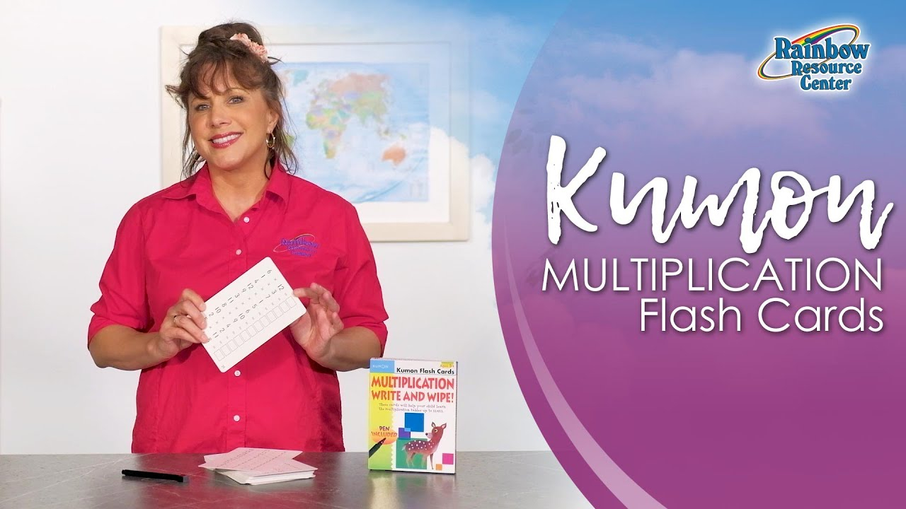 Kumon Multiplication Dry-Erase Flash Cards