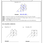 Lattice Method Worksheets With Addition | Printable