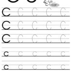 Letter C Tracing Worksheet For Esl Teachers | Alphabet Within Letter C Tracing Worksheets For Preschool