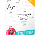 Letter Of The Day Worksheets   Preschool Mom
