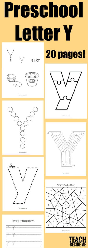 Letter Of The Week: Preschool Letter Y Activities   Teach In Letter Y Worksheets Answer Key
