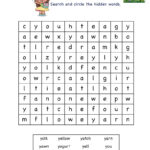 Letter Y Word Search Worksheet   Kidzezone For Letter Y Worksheets Answer Key