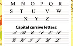 Lowercase And Cursive Letters | AlphabetWorksheetsFree.com
