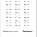 Missing Operator Worksheets For Addition, Subtraction