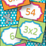 Multiplication Flash Card Match | Multiplication Flashcards