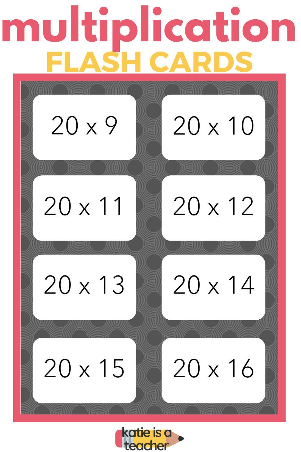 Multiplication Flashcards | Multiplication Flashcards