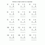 Multiplication Practice Worksheets Grade 3 | Multiplication