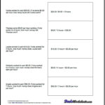 Multiplication Worksheet And Division Worksheet Money Word