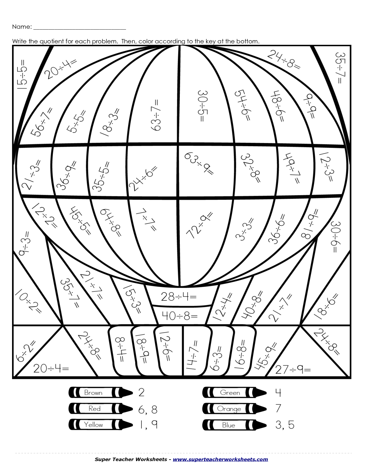 Multiplication Worksheets – Coloring.rocks! | Math Coloring