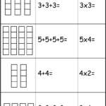 Multiplication Worksheets ⋆ Coloring.rocks! | Repeated