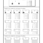 Number Family Worksheets For Kids | Family Worksheet, Fact