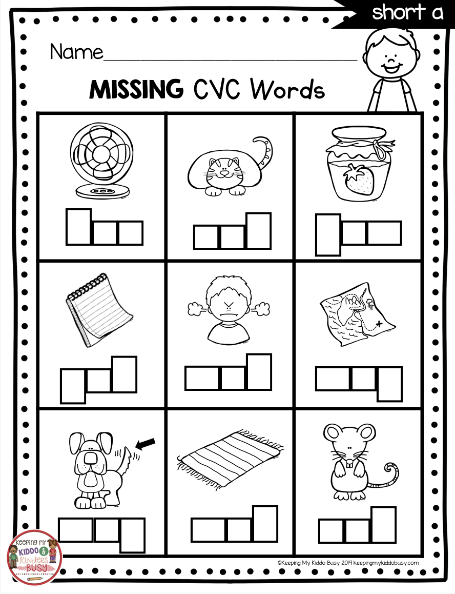 Phonics Unit 4 - Cvc Words &amp;amp; Word Families Freebie — Keeping