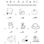 Phonics Worksheet   English Esl Worksheets | Kindergarten