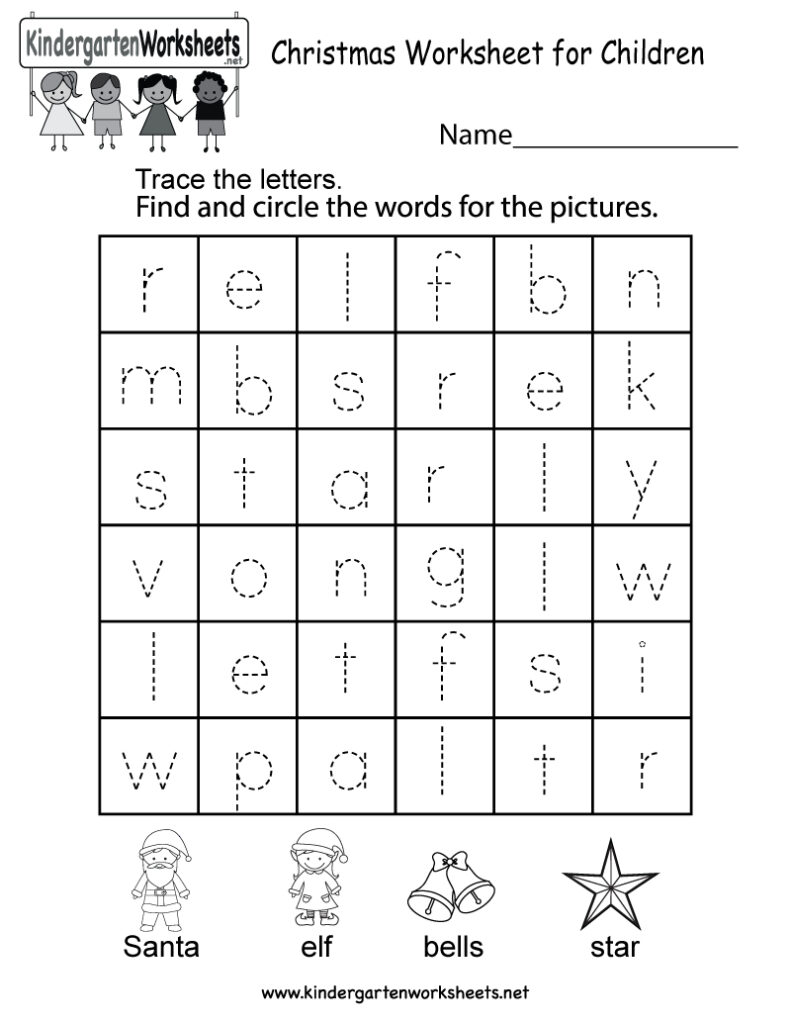Christmas Worksheets For Preschool Pdf | AlphabetWorksheetsFree.com