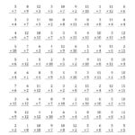 Printable Multiplication Worksheets For 4Th Grade