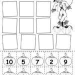 Printable Pumpkin Number Ordering Worksheet 1 10