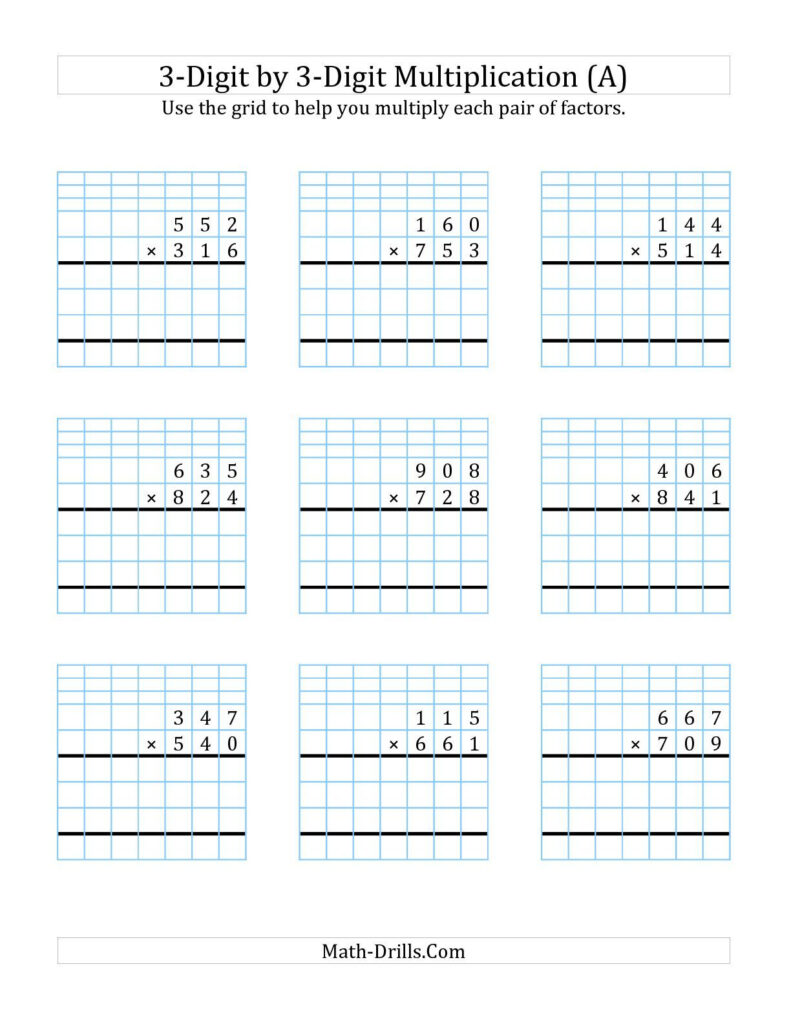 Requested And Added. 3 Digit3 Digit Multiplication With