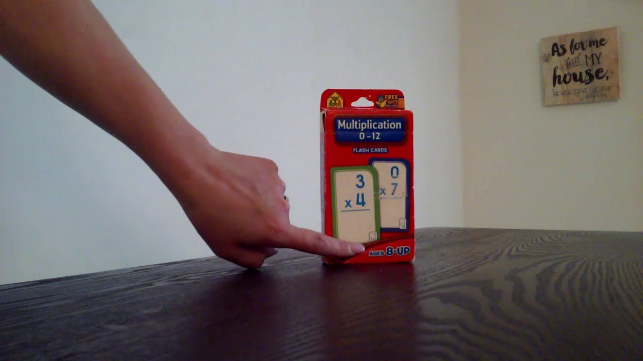 School Zone Multiplication Flash Cards (Review)