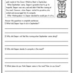 Second Grade Reading Comprehension Passages And Questions
