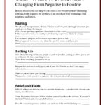 Self Esteem And Addiction Worksheets | Printable Worksheets