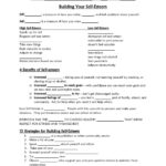 Self Esteem Printable Worksheets | Self Esteem Worksheets