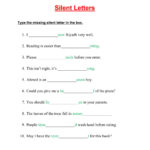 Silent Letters Grade 4 Worksheet