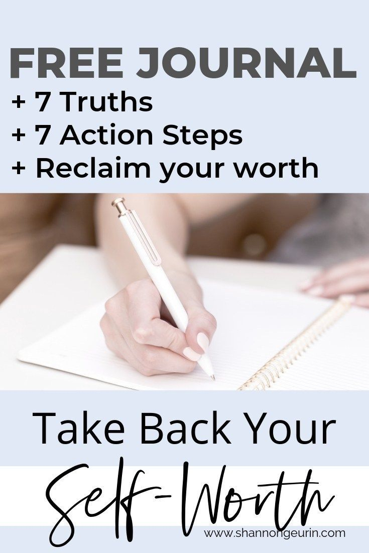 Take Back Your Self-Worth Journal | Identity In Christ