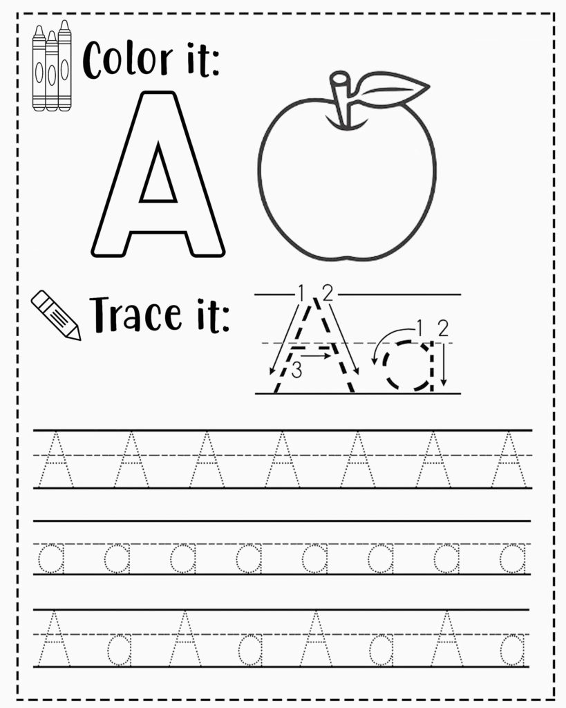 Preschool Tracing Alphabet Worksheets 17 Images Letter Recognition 