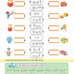 Two And Three Letter Word Matching   Bingobonic Phonics From
