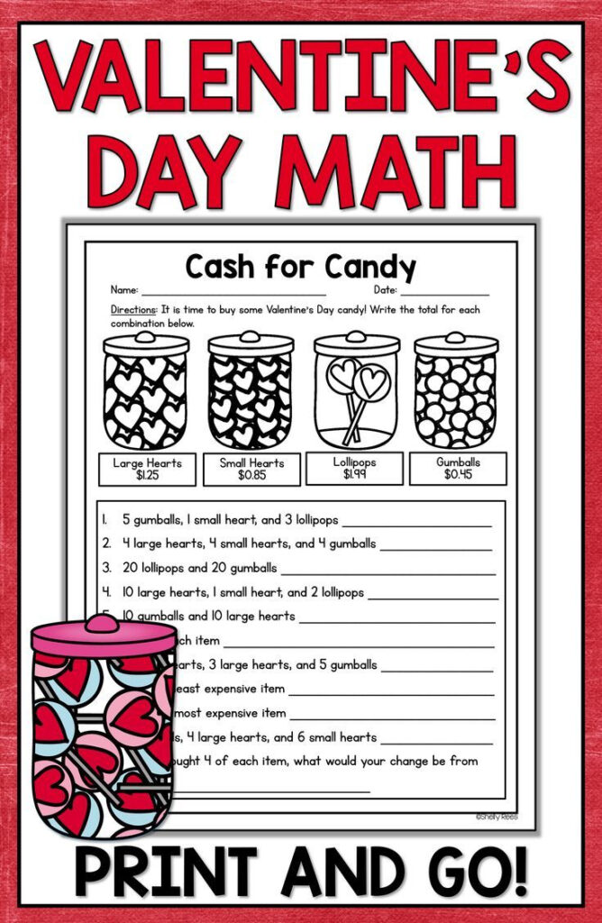 Valentine's Day Math   Valentine's Day Activities | Math