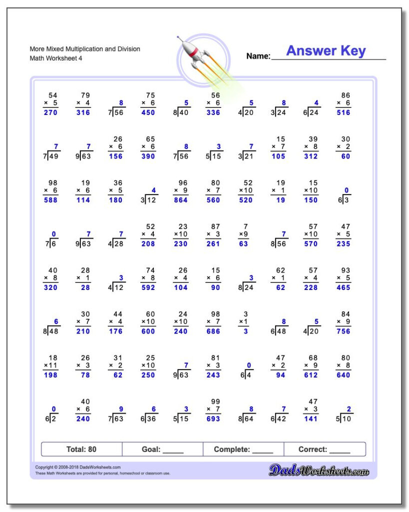 Worksheet Book Fabulous Fourth Grade Multiplication